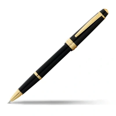 Afbeelding van Cross AT0745 9 Rollerball Bailey Light met gouden details, zwart