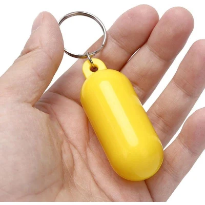Afbeelding van CHPN Drijvende Sleutelhanger voor Boot Geel accessoire Varen Zeilen Watersport sleutels