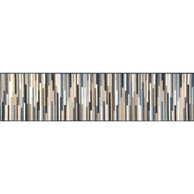 Afbeelding van wash+dry Deurmat, Mikado Stripes Nature 60 x 240 cm, binnen, wasbaar, kleurrijk