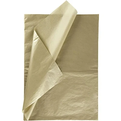 Afbeelding van Creotime tissuepapier 50 x 70 cm papier goud 25 stuks