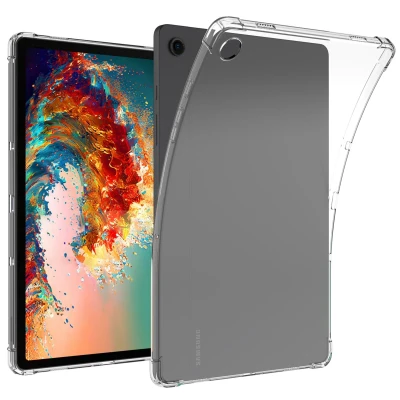 Afbeelding van Samsung Galaxy Tab A9 Plus Hoes: iMoshion Shockproof Case Tablet Backcover,Softcase Transparant Siliconen En TPU (zacht) Hoezen