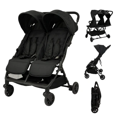 Afbeelding van Novi Baby Duobuggy BabyFoss Go All Black