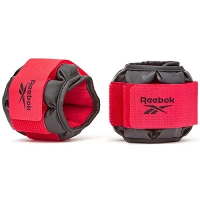 Afbeelding van Reebok Standaardmaat enkel en polsgewichten 1,5 kg zwart/rood