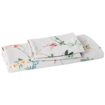 Afbeelding van Dreams &amp; Drapes Mansfield Onderhoudsvriendelijke beddengoedset, 52% polyester, 48% katoen, grijs, tweepersoonsbed