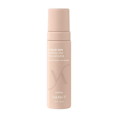 Afbeelding van Vani T Liquid Sun Zelfbruiner Mousse Medium 200 ml