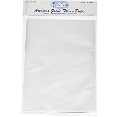 Afbeelding van Retro Clean Archival Grade Tissue Paper Unbuffered 24 &quot;x 36&quot; 12/Pkg