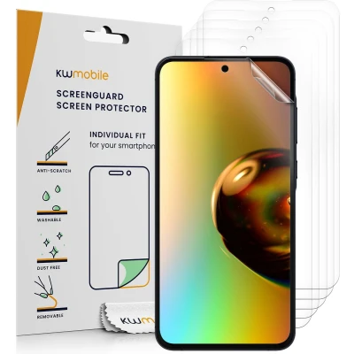Afbeelding van kwmobile 6x screenprotectors geschikt voor Samsung Galaxy A55 5G beschermende folie smartphone