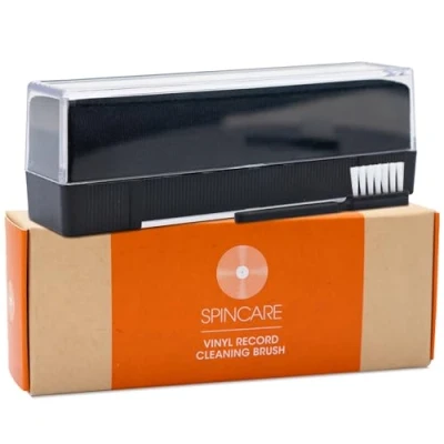 Afbeelding van Antistatische Vinyl Borstel Set Door SPINCARE Reinigingsbekleding Van Fluweel Voor Vinylplaatreiniging Incl. Stylus Naaldborstel Velvet Record Cleaning Brush