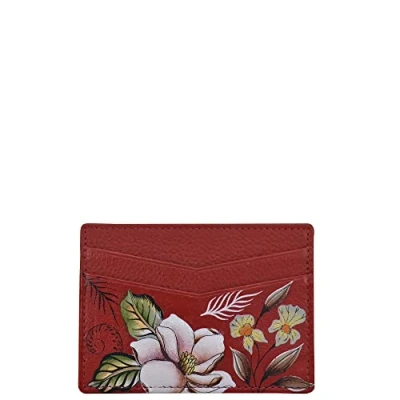 Afbeelding van Anuschka Handpainted Portemonnee, Dames, Maat: One Size, Crimson garden