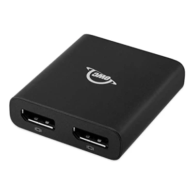 Afbeelding van OWC Thunderbolt 3 naar Dual DisplayPort 1.4 8K adapter
