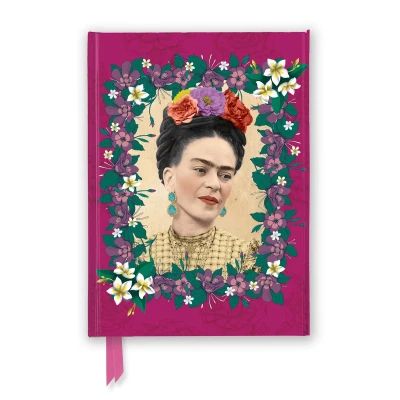 Afbeelding van Flame Tree Notebooks Frida Kahlo: Dark Pink (Foiled Journal)