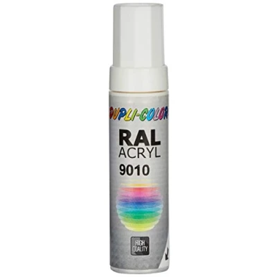 Afbeelding van dupli color ral acryl 9010 helder wit 677250 lakstift 12 ml