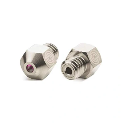 Afbeelding van PrimaCreator MK8 Vernikkeld Koper Ruby Nozzle 0,4 mm 1 st