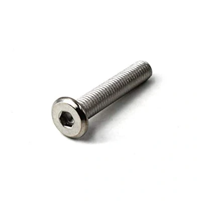 Afbeelding van M8x25 platte zeskantschroef 304 roestvrijstalen meubelconnector bout (Pack van 20)