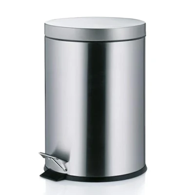 Afbeelding van Prullenbak Kela Torre Pedaal 3L Silver Matt