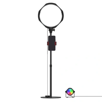 Afbeelding van Joby Beamo Studio Deluxe Kit (Verlichte borden, Staafarmatuur, Studiolicht, Videolicht), Constant licht, Veelkleurig, Zwart