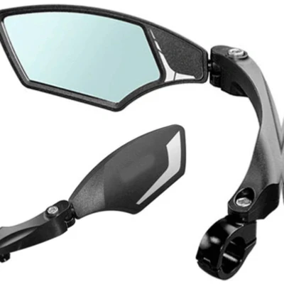 Afbeelding van Mirage Luxury spiegel links speed pedelec BikeTotaal.nl Zwart