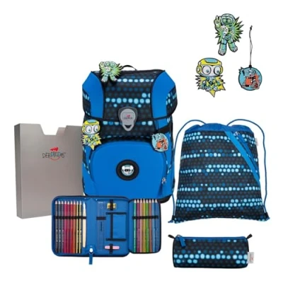 Afbeelding van DerDieDas ErgoFlex Tiny Superflash Schooltas set 6 delig