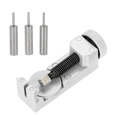 Afbeelding van horlogeband verbinding, armbandverwijderaar, stiftreparatie verbindingspen verwijderaar rieminstelling opener reparatie gereedschap