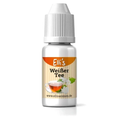 Afbeelding van Ellis Aromen witte thee levensmiddelaroma vloeibaar voor levensmiddelen en vloeistoffen, om te bakken, koken, zoals pap kwark caloriearm