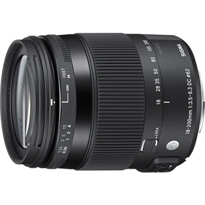 Afbeelding van Sigma 18 200 mm F3,5 6,3 DC Macro OS HSM hedendaagse lens (62 filterschroefdraad) voor Sony A objectiefbajonet