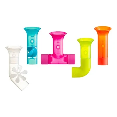 Afbeelding van TOMY Boon Pipes Baby Bath Toy , Accessories For Babies and Toddlers 5 Multicoloured Water Time Suitable 1, 2, 3 4 Year Olds