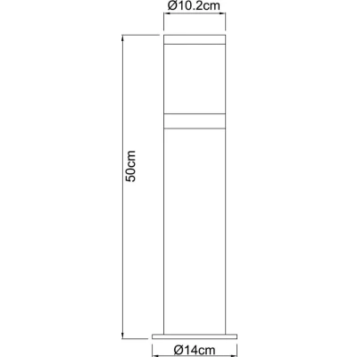 Afbeelding van Globo vloerlamp Xeloo metaal 32015