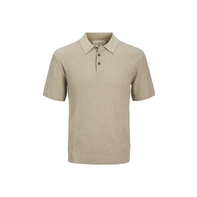 Afbeelding van Jack &amp; Jones Premium Jprcccooper Poloshirt, Heren, Maat: Small, Greige