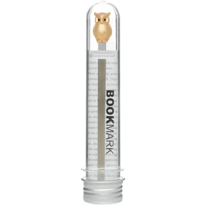 Afbeelding van Meta[l]morphose boekenlegger Uil Goud / 13 cm Metaal