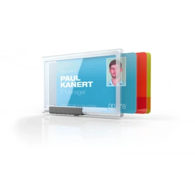 Afbeelding van Durable Card Holder PUSHBOX TRIO