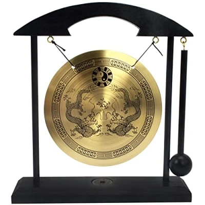 Afbeelding van juanxian Zen Art Messing Feng Shui Desktop Gong (H1302)