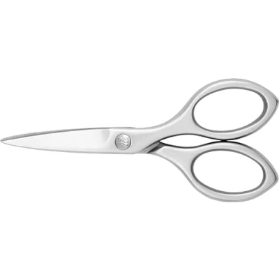 Afbeelding van ZWILLING Twin Select huishoudschaar, keukenschaar van roestvrij staal in tijdloos puristisch design, 13 cm, mat zilver