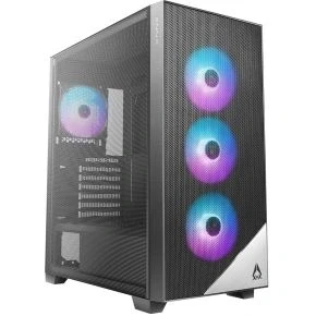 Afbeelding van Azza CSAZ 480 computerbehuizing Midi Tower Zwart