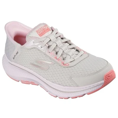 Afbeelding van Skechers GO RUN Consistent Sneakers laag, Dames, Maat: 41, Natural/pink trim Textiel