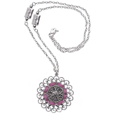 Afbeelding van Behave Lange ketting, hanger, metaal, 70 cm lengte