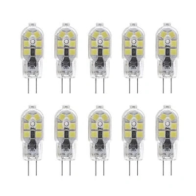 Afbeelding van WULUN 10 Stuks G4 3W LED lamp AC 220V 240V 6000K 300LM vervanging halogeenlampen 30W niet dimbaar 360 graden hoek koudwit