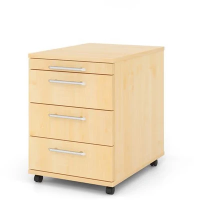 Afbeelding van Ladeblok 3 Lades Verrijdbaar Esdoorn 42,8 x 58 59 cm Bari 1606 RE