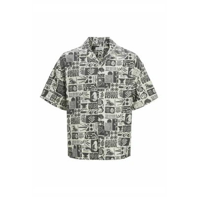 Afbeelding van Jack &amp; Jones WIDE FIT Overhemd, Heren, Maat: Small, Black