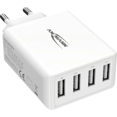 Afbeelding van Ansmann HomeCharger HC430 USB oplader 30 W Thuis Uitgangsstroom (max.) 6000 mA Aantal uitgangen: 4 x 2.0 bus A