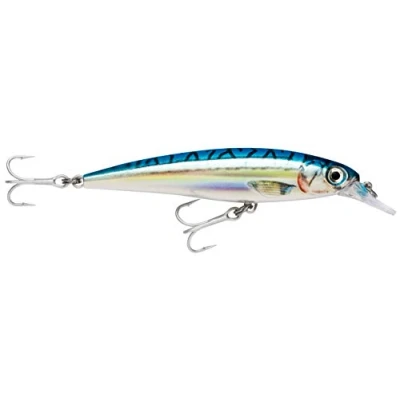 Afbeelding van Rapala Unisex Volwassen X Rap Saltwater Krullen, Blauwe Makreel, 12 cm