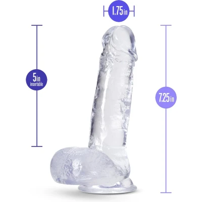 Afbeelding van B Yours Plus Rock N’ Roll Dildo Transparant