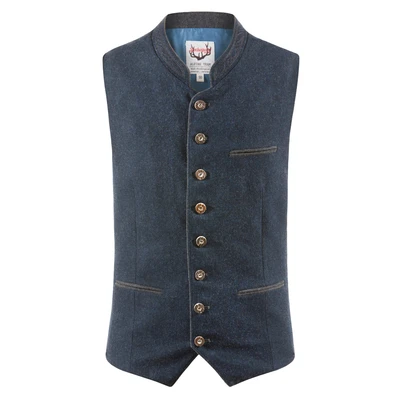 Afbeelding van Stockerpoint Sirius Klederdrachtvest voor heren, donkerblauw/grijs, 44