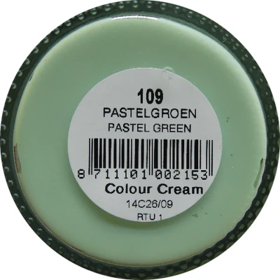 Afbeelding van SL Dekkende Kleurcreme Pastel Groen (Schoensmeer Schoenpoets)