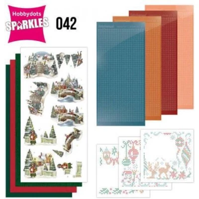 Afbeelding van Nr. 42 Sparkles Set Nostalgic Christmas Village by Amy Design