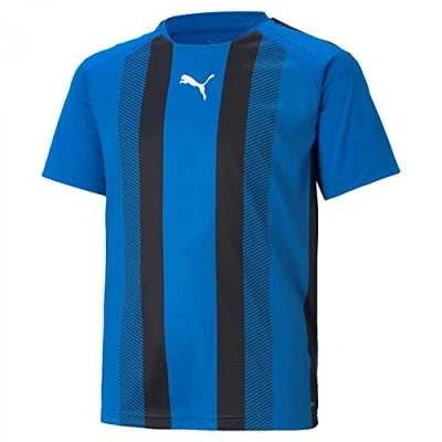 Afbeelding van Puma Teamliga Shirt Korte Mouw Kinderen Royal / Zwart Maat: 116