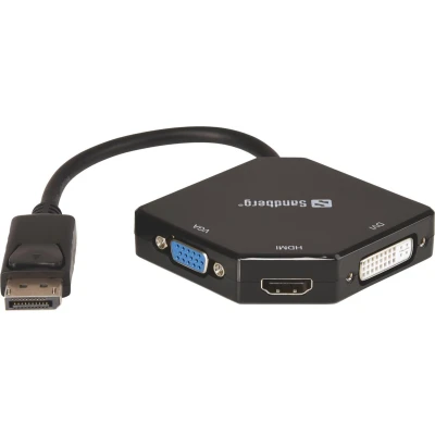 Afbeelding van Sandberg Adapter DP&gt;HDMI+DVI+VGA