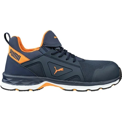 Afbeelding van PUMA CHASE ESD S1PS veiligheidsschoen laag (blauw/oranje) 900 13255 3521 43