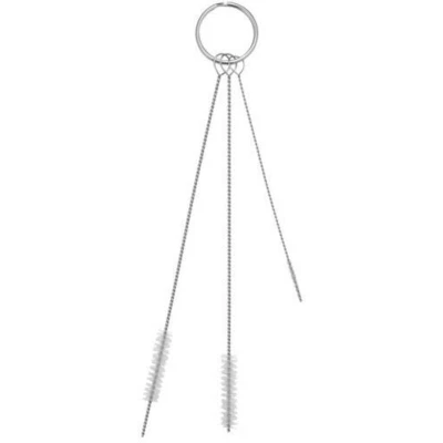 Afbeelding van Vikan Pijpborstel Set Zacht Ø 2mm, 5mm &amp; Ø6 mm Wit