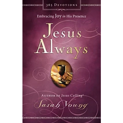 Afbeelding van Jesus Always, Padded Hardcover, with Scripture References: Embracing Joy in His Presence (a 365 Day Devotional)