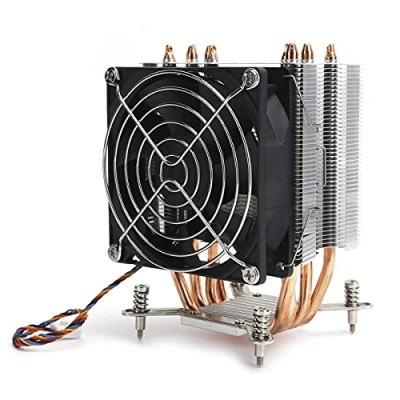 Afbeelding van CPU Koeler Koellichaam 90mm Koelventilator met 4 Warmte Koperen Buis voor LGA 2011 1366 1150 1151 1155 1156 Computer Levert
